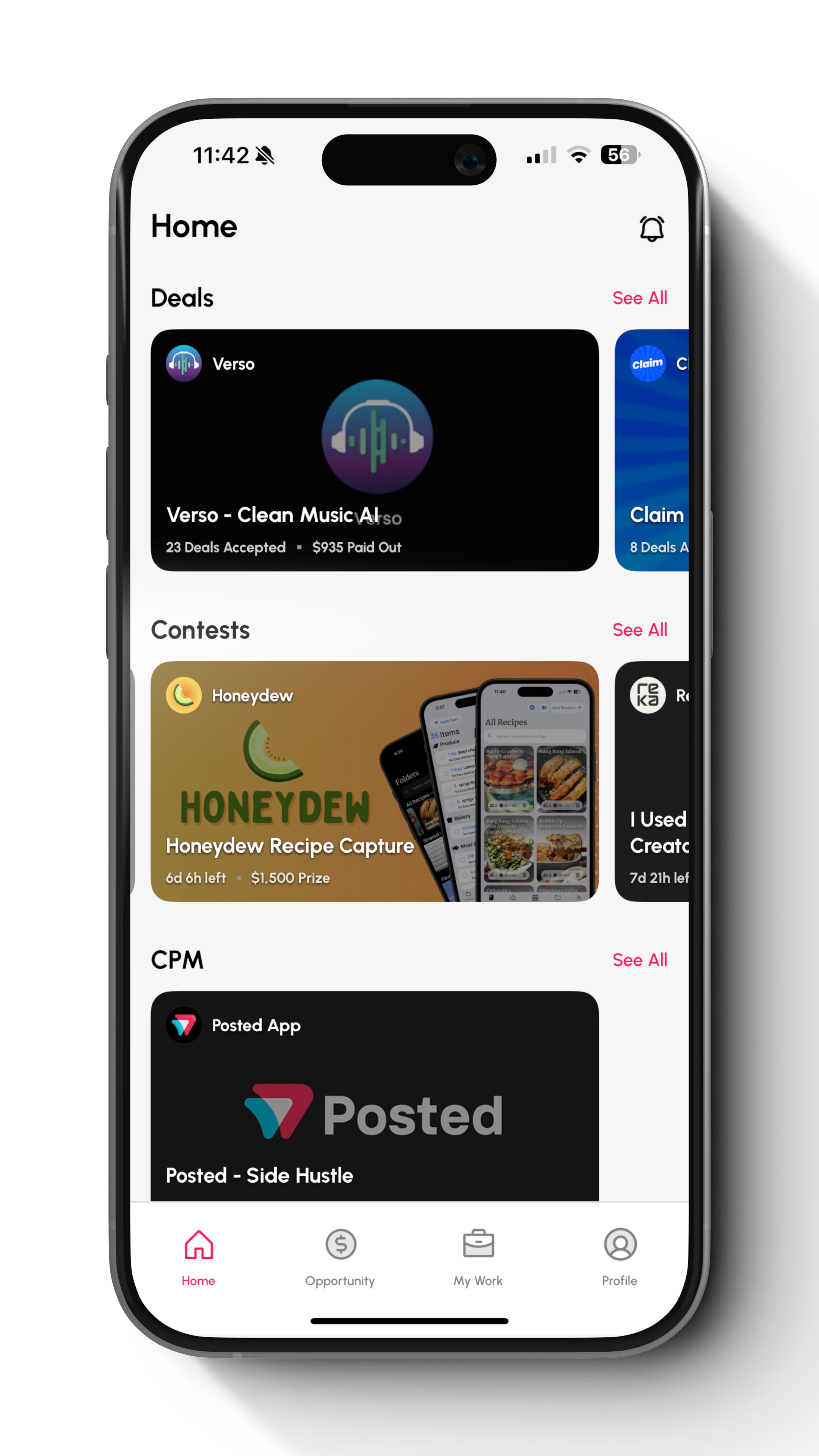 GetBags app interface
